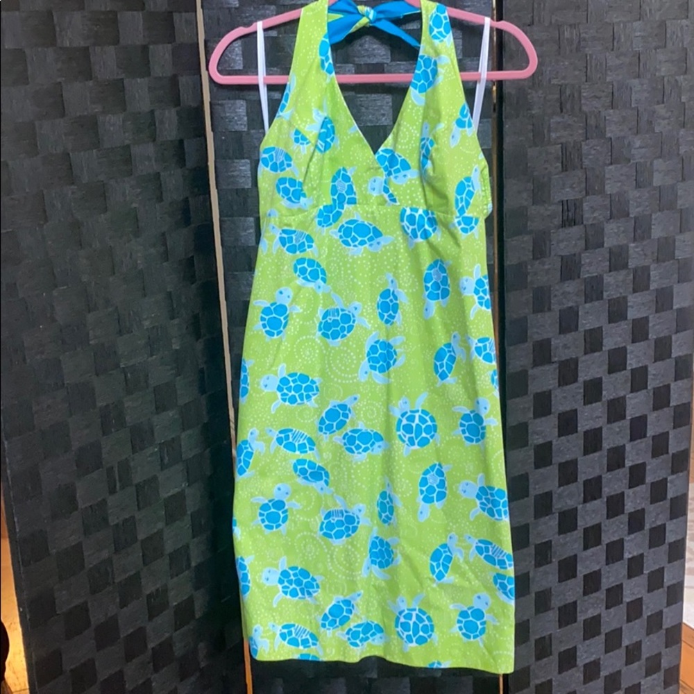 Lilly Pulitzer halter dress in Illumination